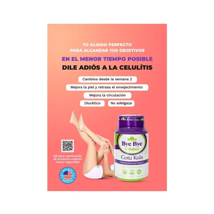 Anticelulítico Bye Bye Celulitis Gotu Kola información