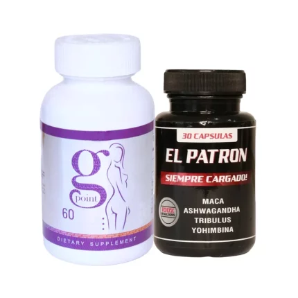 Combo El Patron+ Potenciador Femenino Punto G Incrementa la producción de testosterona masculina y aumenta la libido femenina