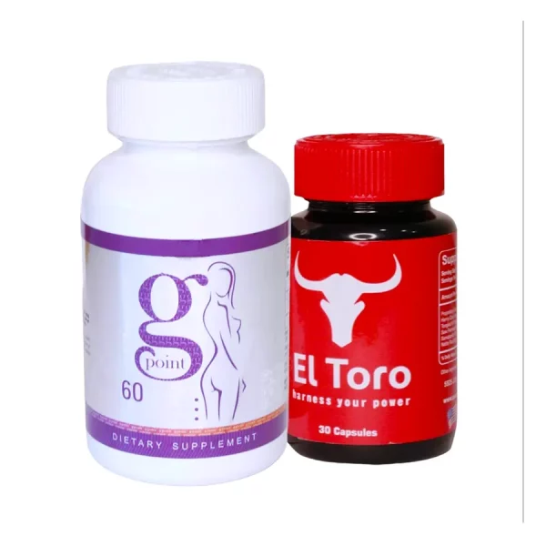 Combo El Toro+ Potenciador Femenino Punto G Incrementa la producción de testosterona masculina y aumenta la libido femenina