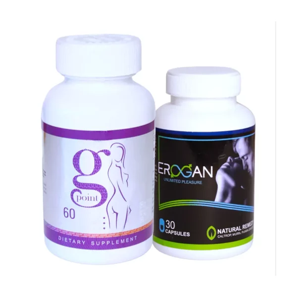 Combo Erogan + Potenciador Femenino Punto G Disminuye la inflamación de la próstata y aumenta la libido femenina