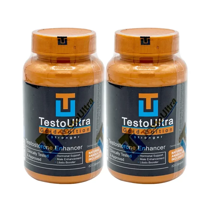 Testo Ultra Gold Combo x2 Unidades Potenciador que incrementa la producción de testosterona masculina