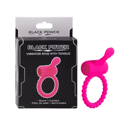 Anillo Vibrador Ring With Tongue Empaque