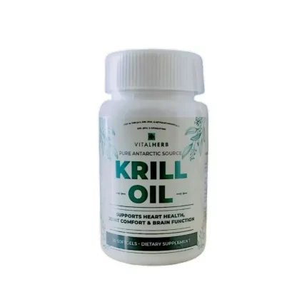 Omega 3 con Aceite de Krill VitalHerb 30 Capsulas Blandas