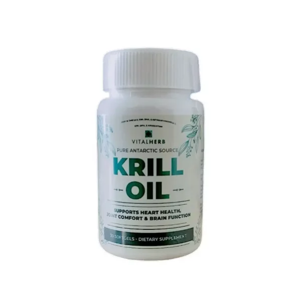 Omega 3 con Aceite de Krill VitalHerb 30 Capsulas Blandas