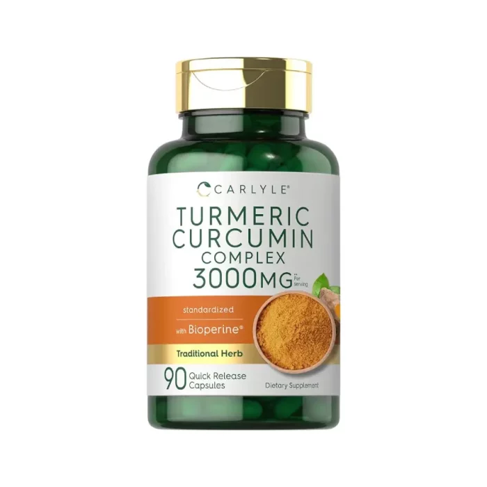 Curcuma con Bioperina Carlyle 3000MG 90 Caps