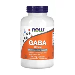 Gaba Acido Aminobutirico Now 500MG 200 Capsulas Vegetales