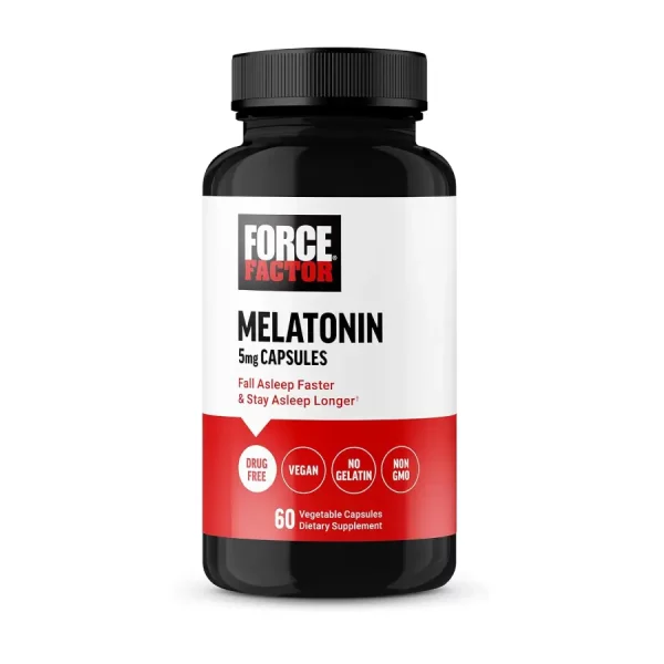 Melatonina Force Factor 5MG 60 Capsulas Vegetales