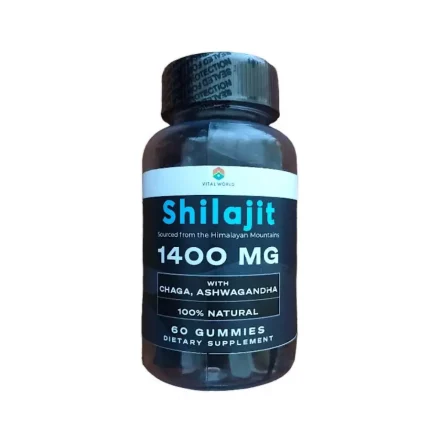 Shilajit Vital World 1400MG 60 Gomas