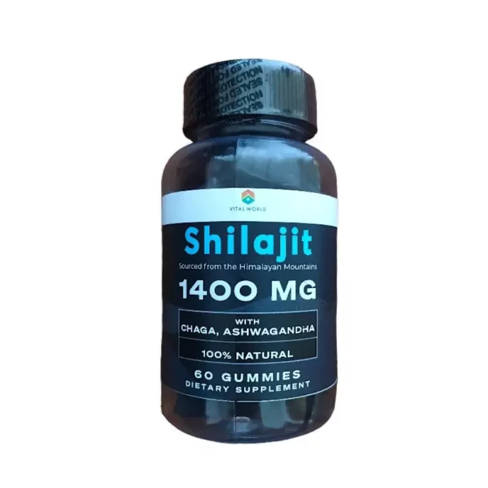 Shilajit Vital World 1400MG 60 Gomas