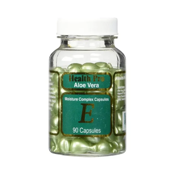Aceite para la piel de Aloe Vera y Vitamina E Health Pro 90 Caps
